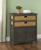 Click Decor - ClickDecor Nelson Storage Cabinet - Dark Gray