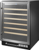 Insignia™ - 61-Bottle Built-In Wine Cooler - Stainless steel