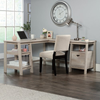 Sauder - Trestle L-Desk - Chalked Chestnut