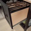 Sauder - Cottage Road Desk w Drawers - Raven Oak