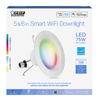 FEIT ELECTRIC - 6" White and Color Smart Alexa and Google Downlight