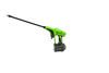 Greenworks - 24-Volt (600 PSI) Portable Power Cleaner (2 x 2.0Ah USB Batteries and Charger Included) - Green