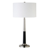 Camden&Wells - Lyon Table Lamp - Brushed Nickel/Matte Black