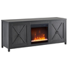 Camden&Wells - Granger Crystal Fireplace TV Stand for TVs up to 65" - Charcoal Gray