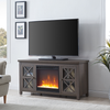 Camden&Wells - Colton Crystal Fireplace TV Stand for TVs up to 55" - Alder Brown