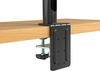 Insignia™ - Dual Screen Desktop Mount for Monitors up to 30" - Black