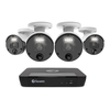 Swann Master Series 4K, 8-Channel, 4-Camera, Indoor/Outdoor PoE Wired 4K UHD 2TB HDD NVR Security Surveillance System