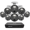 Swann Master Series 4K, 8-Channel, 8-Camera, Indoor/Outdoor PoE Wired 4K UHD 2TB HDD NVR Security Surveillance System