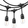 Insignia™ - 24 Ft. Outdoor String Lights – Warm White - White