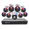 Swann - Enforcer NVR 16 Channel with 8 Enforcer Bullet 4K Cameras with PT900 4K Pan and Tilt Camera - White