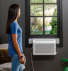 GE Profile - 250 Sq. Ft. 6,100 BTU Window Air Condtionier with Wifi and Remote - White