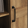 Sauder - Pine Sliding 2-Door Storage Cabinet