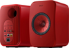 KEF - LSXII Wireless Bookshelf Speakers Pair - RED