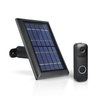 Wasserstein - Solar Panel Compatible with Blink Video Doorbell Blink Doorbell Solar Panel for Your Blink Video Doorbell - Black