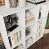 Sauder - North Avenue Organize  3 Shelf-9 Cubby  Bookshelf with White Finish