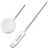 Insignia™ - 4" Magnetic Charging Cable for Apple Watch - White