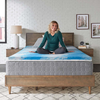 Sealy Essentials 2 Inch Mattress Topper, Full - Blue