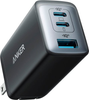 Anker - 735 3-port USB charger (up to 65W total) - Black