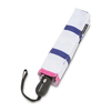 Samsonite - Compact Auto Open/Close Umbrella - White/Blue/Pink Stripe