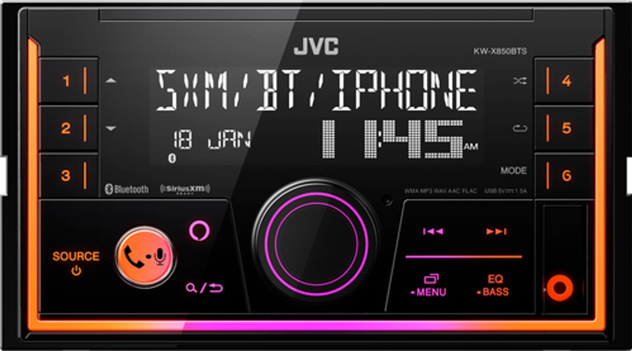 JVC - Built-in Bluetooth - In-Dash Digital Media Receiver - Black