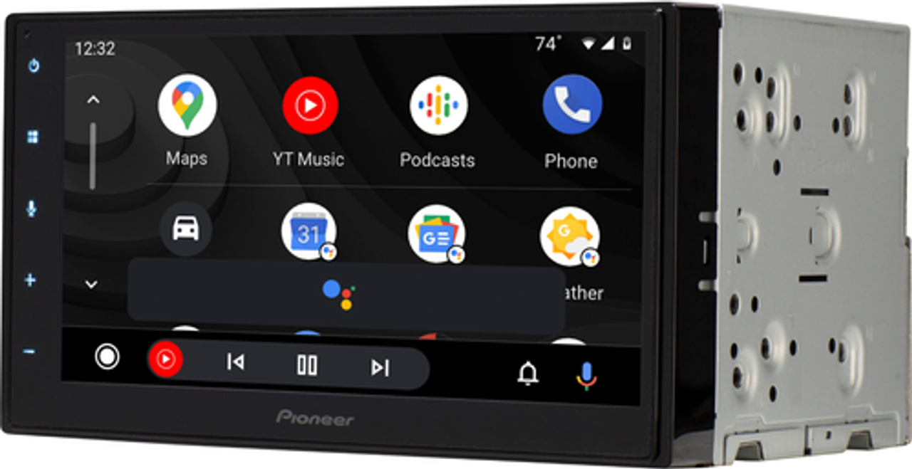 Pioneer - 6.8" Wireless Android Auto/Apple CarPlay Bluetooth Digital Media Receiver - Black