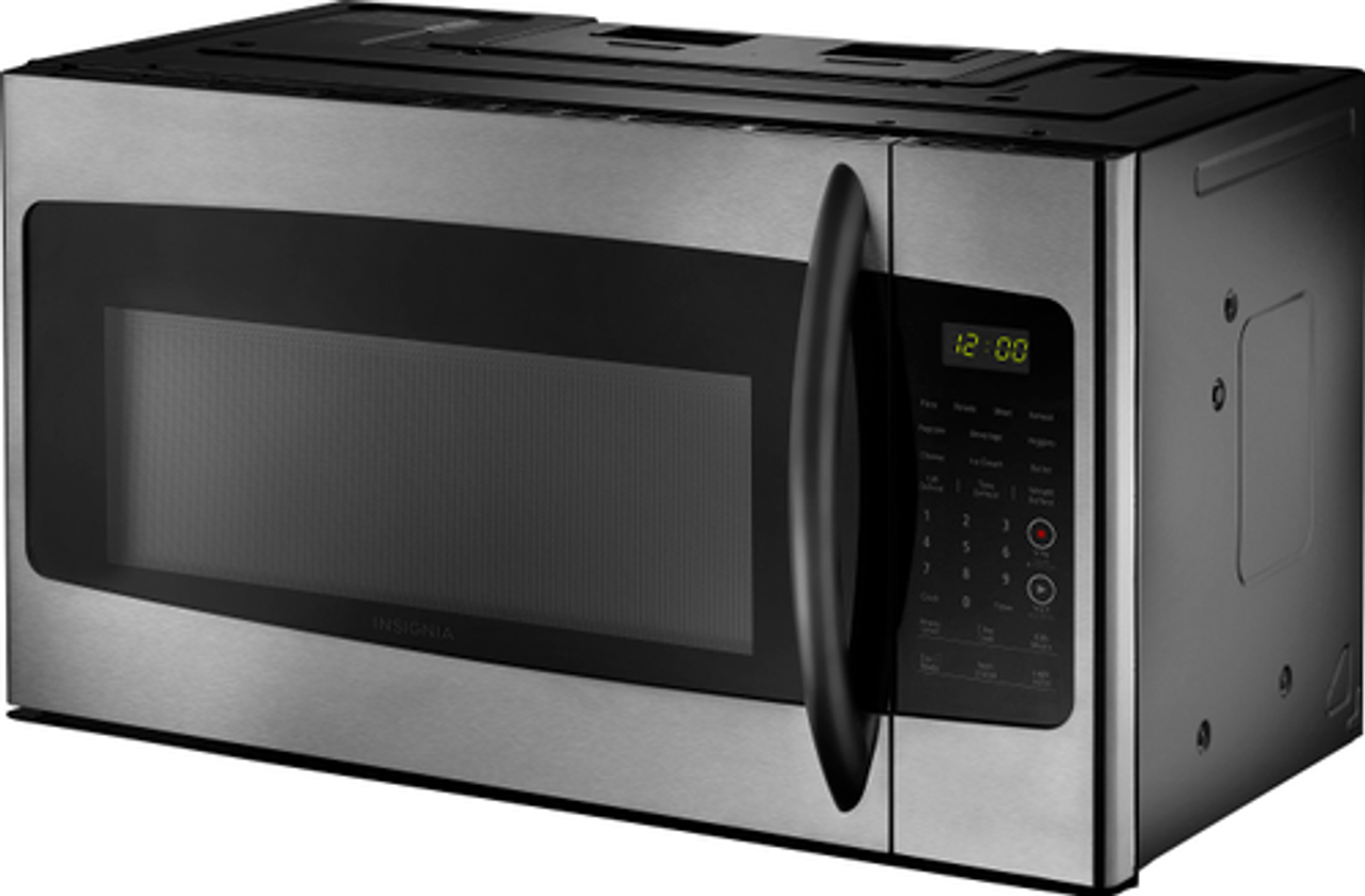 Insignia™ - 1.6 Cu. Ft. Over-the-Range Microwave - Stainless steel