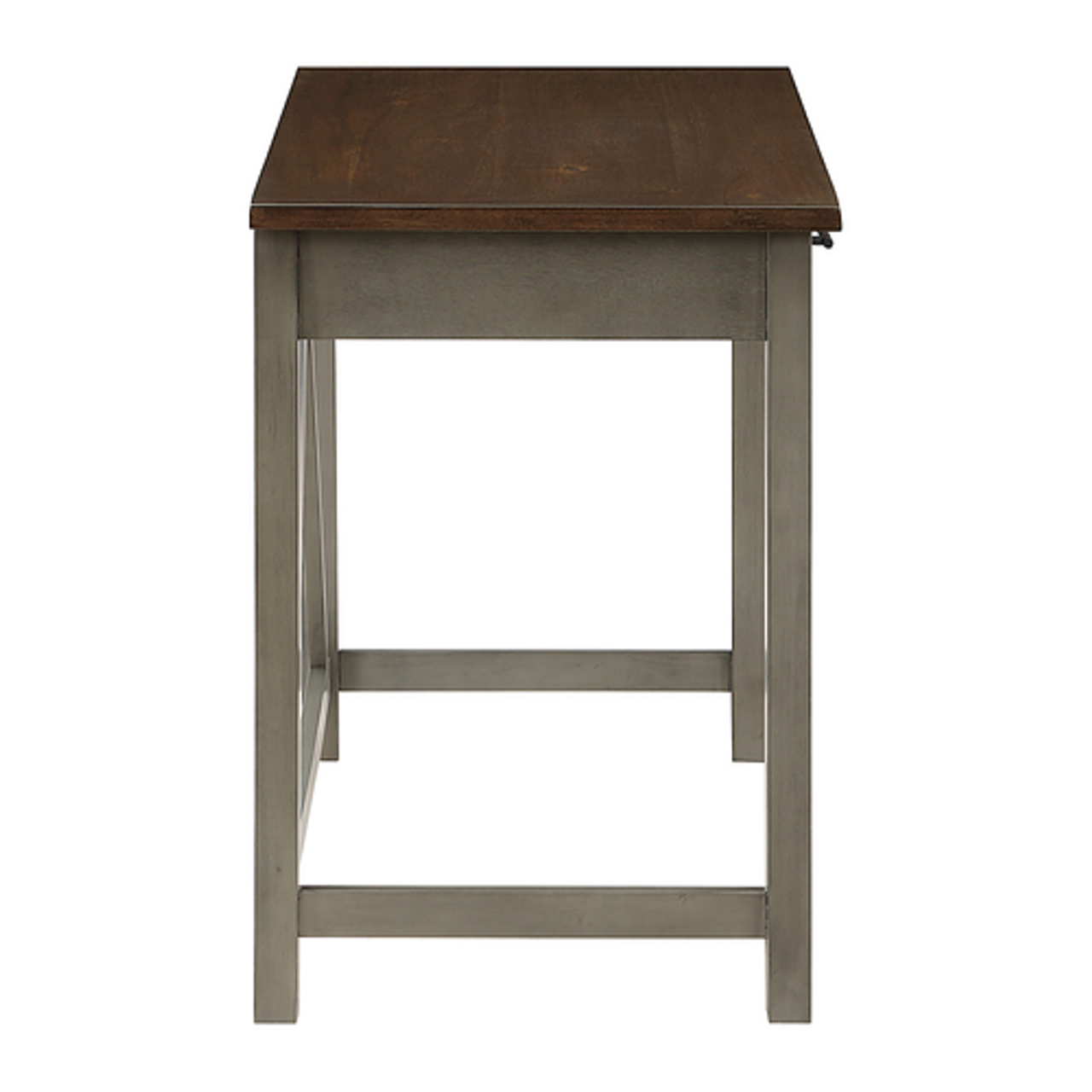 OSP Home Furnishings - Milford Rustic Writing Desk - Slate Grey