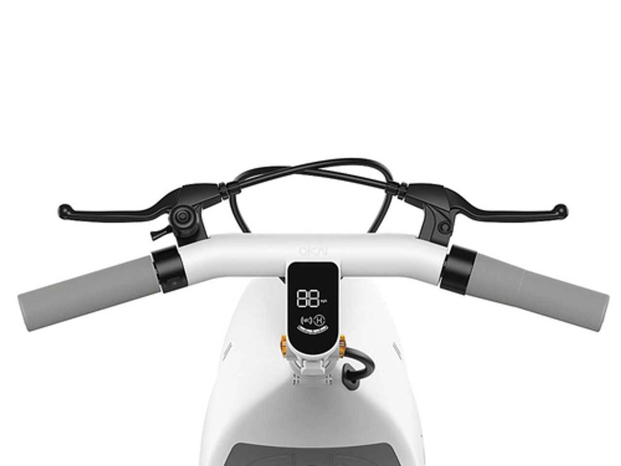 OKAI - EA10 Pro Electric Scooter with Foldable Seat - White - White