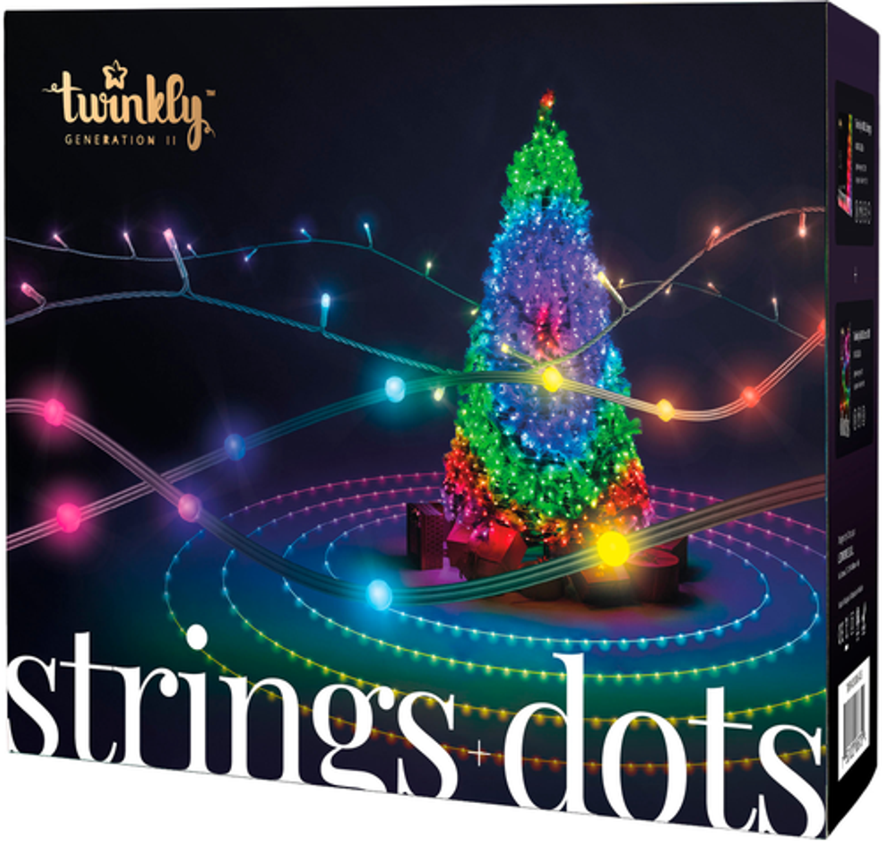Twinkly - Smart Light 400 RGB LED Light String + 60 Dots Gen II
