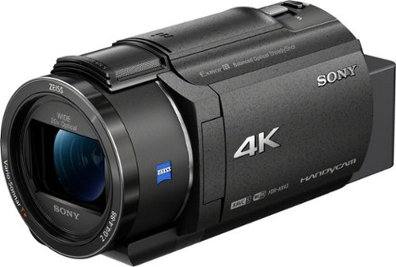 Sony - AX43A 4K Handycam with Exmore R CMOS sensor camcorder - Black