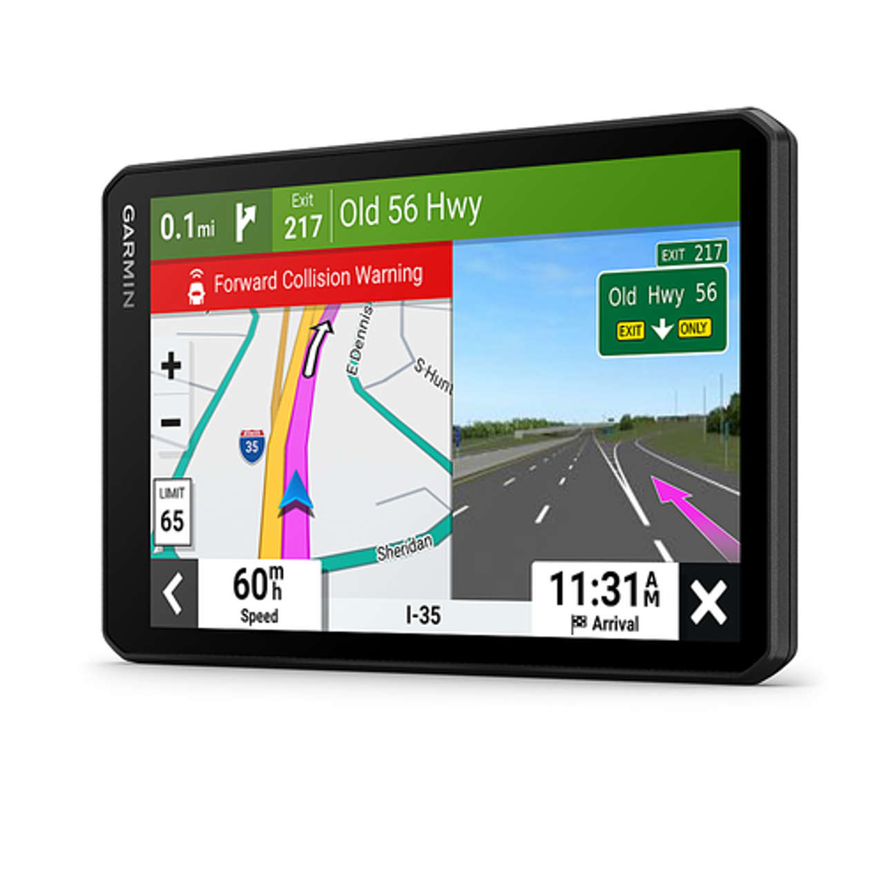 Garmin - DriveCam 76 7" GPS Navigator - Black