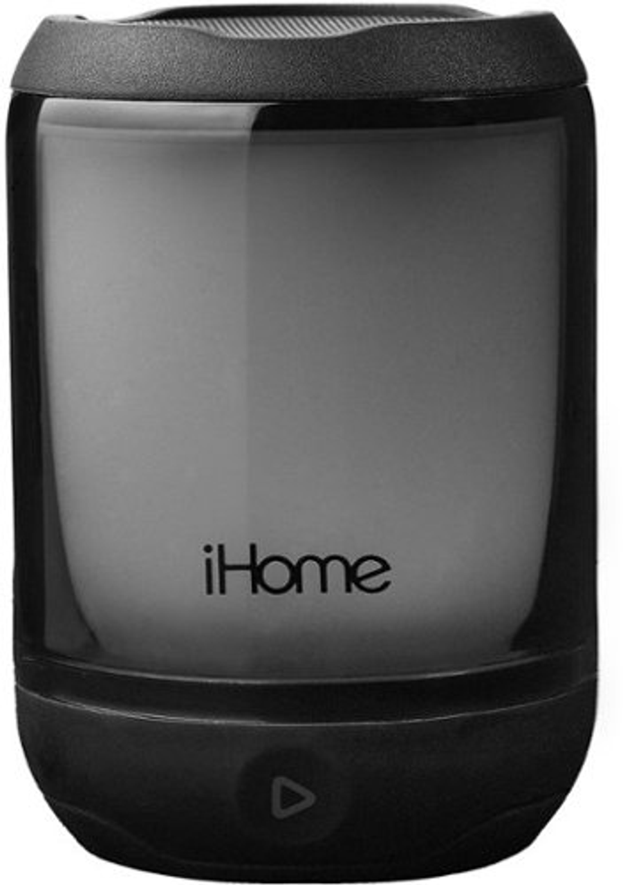 iHome - Rechargeable Waterproof Bluetooth Mini Speaker - Black