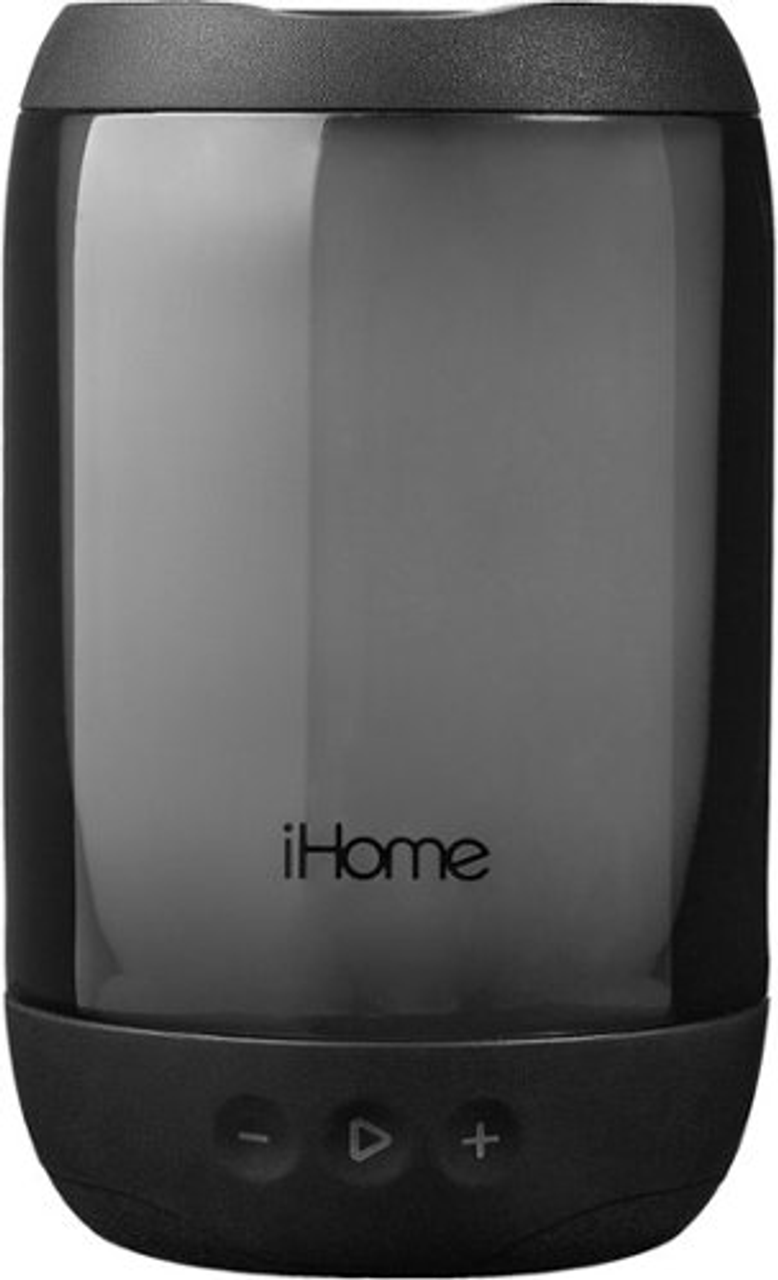 iHome - Rechargeable Waterproof Bluetooth Speaker - Black