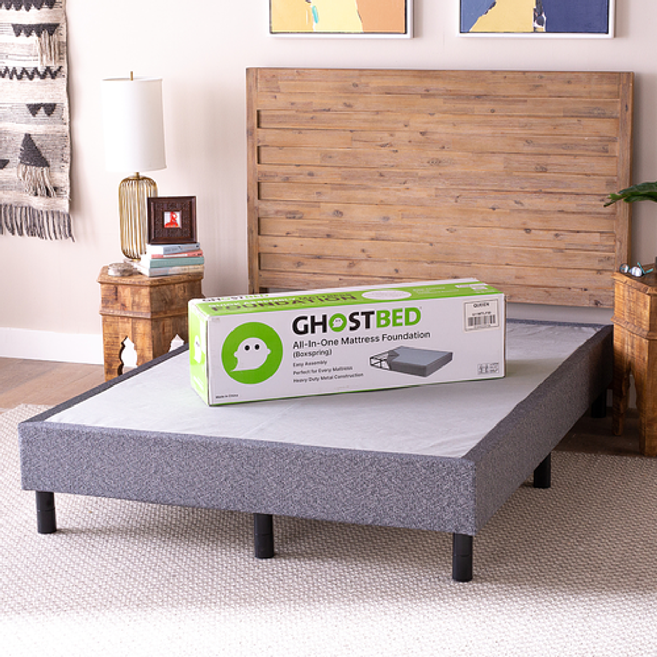 Ghostbed - All-in-One Box Spring & Foundation - Full