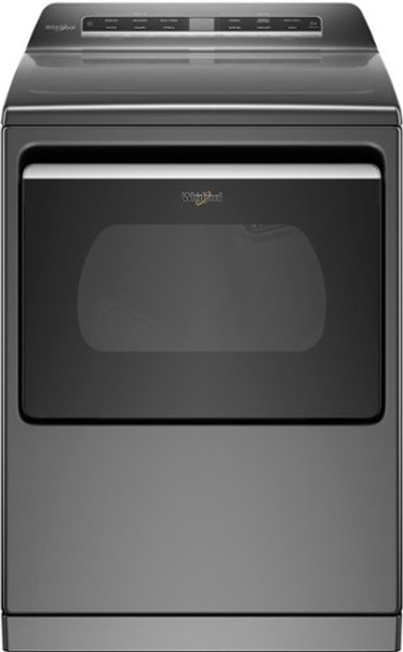 Whirlpool - 7.4 Cu. Ft. Smart Gas Dryer with Advanced Moisture Sensing - Chrome shadow