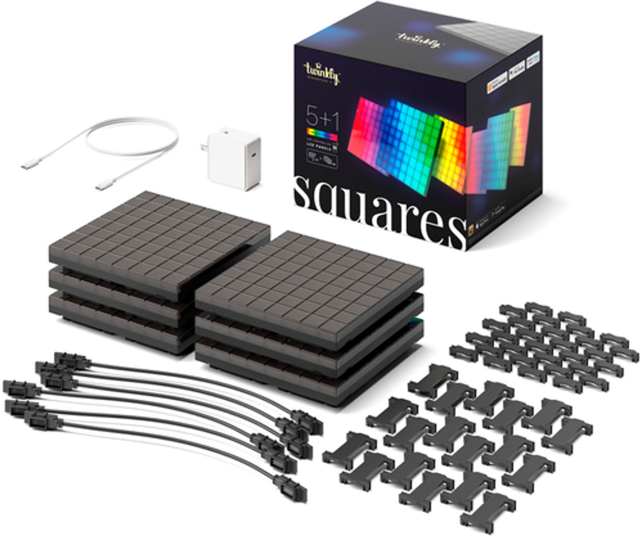 Twinkly Squares LED Panels 5+1 Combo Pack