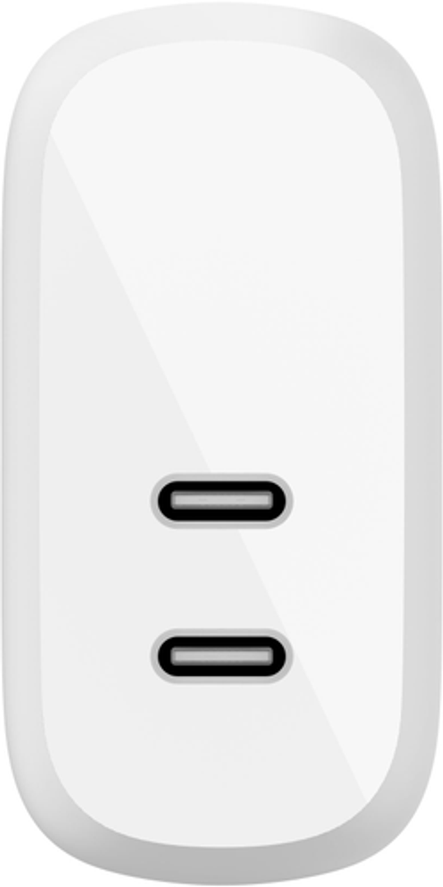 Belkin - BOOST↑CHARGE™ 40W Dual USB-C PD Wall Charger - White