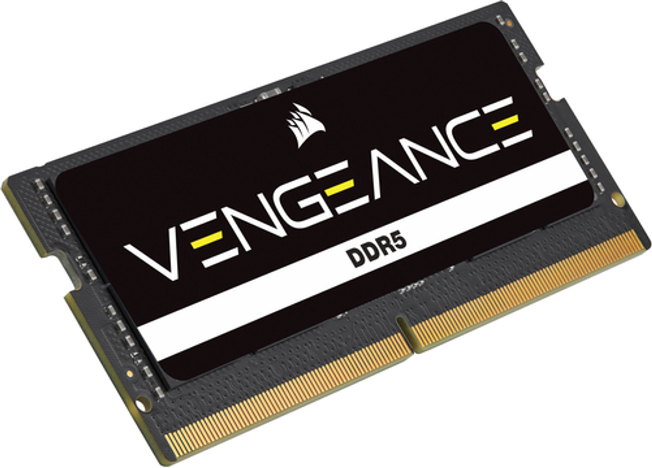 CORSAIR - Vengeance 16GB (1PK 16GB) 4800MHz DDR5 C40 So-DIMM Laptop Memory Kit - Black