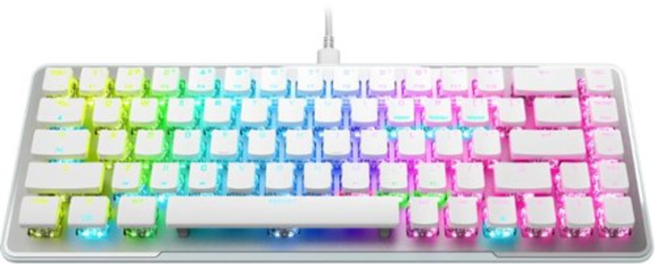 ROCCAT - Vulcan II Mini – 65% Gaming Keyboard With Customizable AIMO RGB Illumination - White