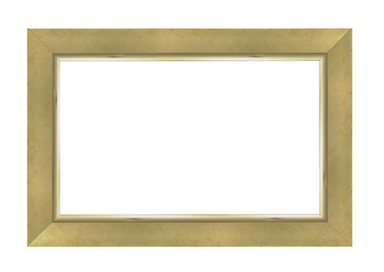 Frame My TV.com - Deco Premiere Bezel for Samsung the Frame TV - 55" (2021-2022) - Contemporary Gold