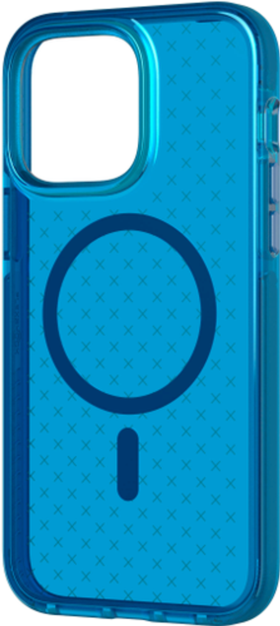 Tech21 - EvoCheck Case with MagSafe for Apple iPhone 14 Pro Max - Classic Blue