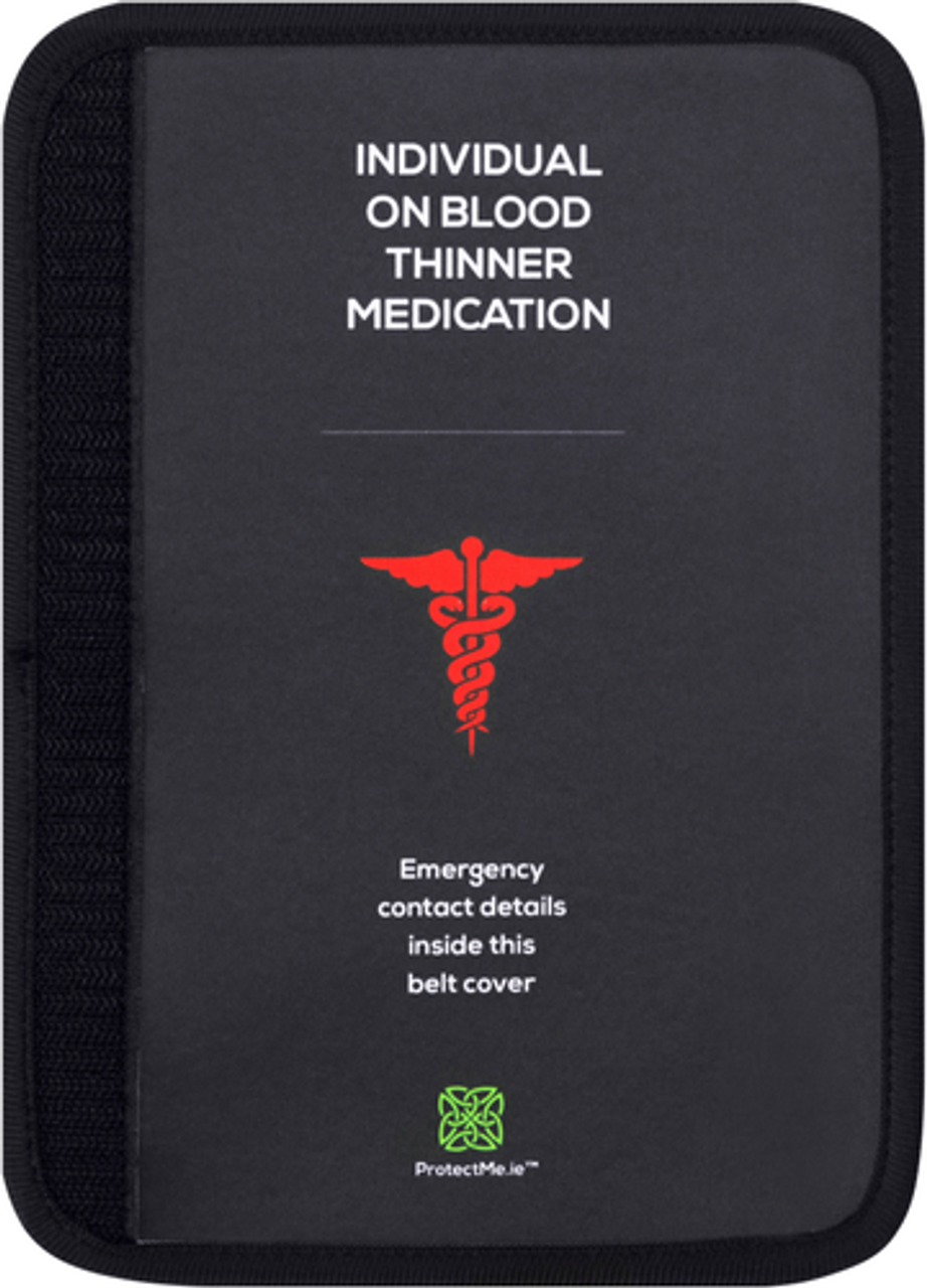 Protect Me - Belt - Individual on Blood Thinner Medication - Black
