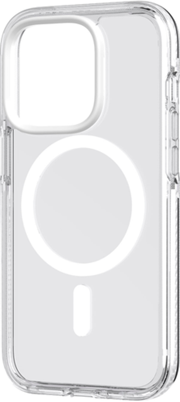 Tech21 - EvoCrystal Case with MagSafe for Apple iPhone 14 Pro - White