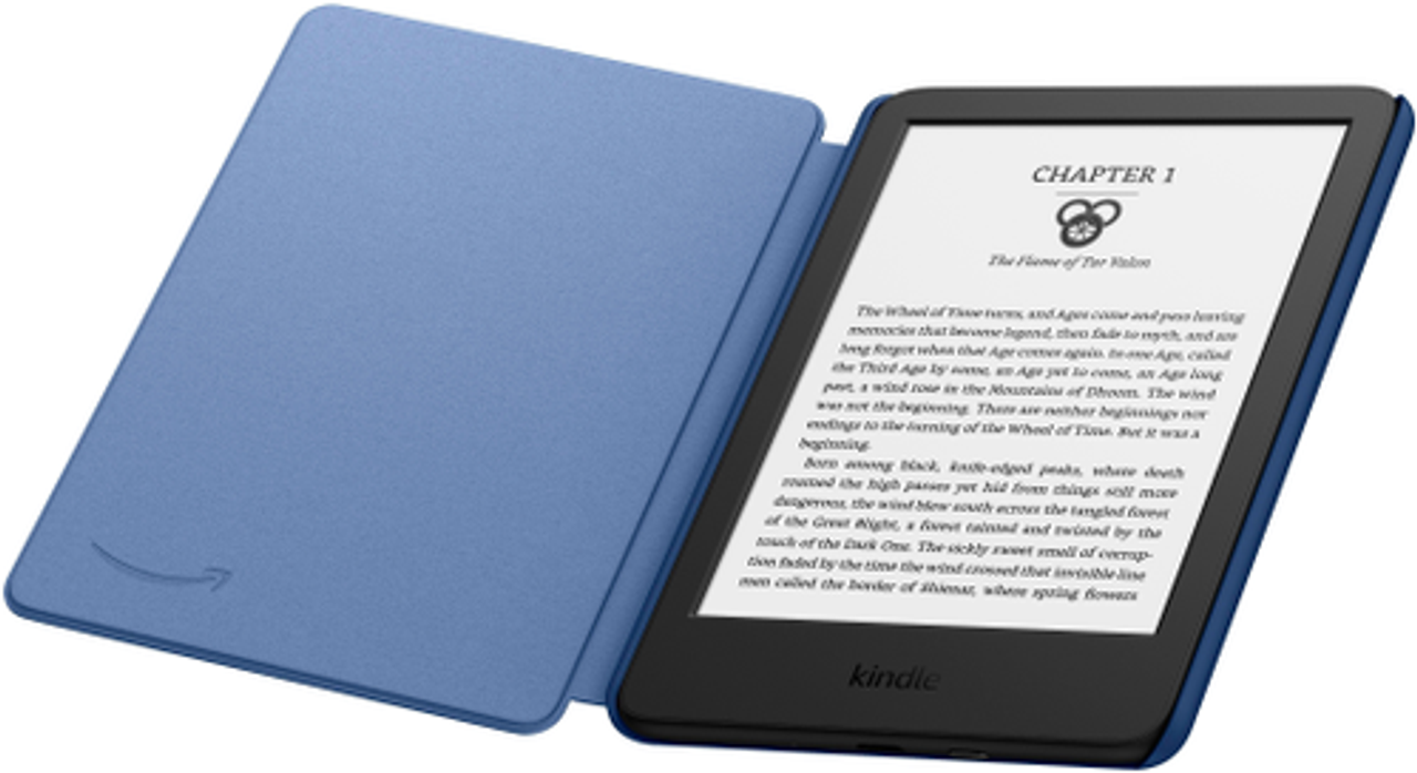 Amazon - Kindle Fabric Cover (11th Gen, 2022 release—will not fit Kindle Paperwhite or Kindle Oasis) - Blue