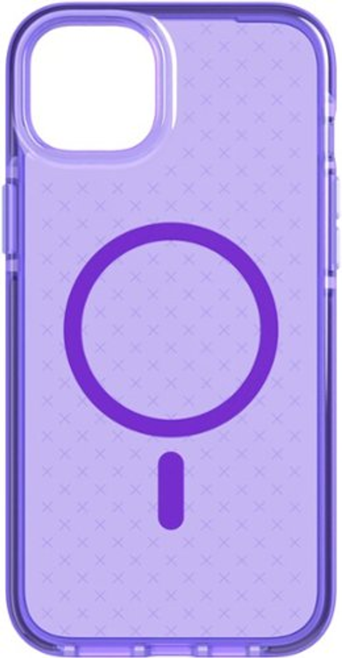 Tech21 - EvoCheck Case with MagSafe for Apple iPhone 14 Plus - Wondrous Purple