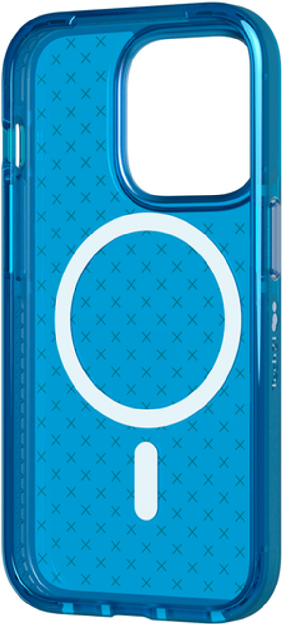 Tech21 - EvoCheck Case with MagSafe for Apple iPhone 14 Pro - Classic Blue