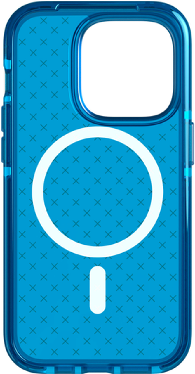 Tech21 - EvoCheck Case with MagSafe for Apple iPhone 14 Pro - Classic Blue