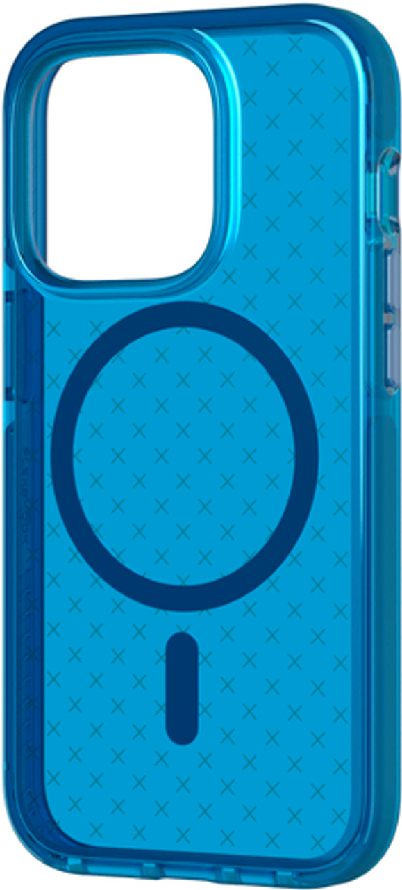 Tech21 - EvoCheck Case with MagSafe for Apple iPhone 14 Pro - Classic Blue