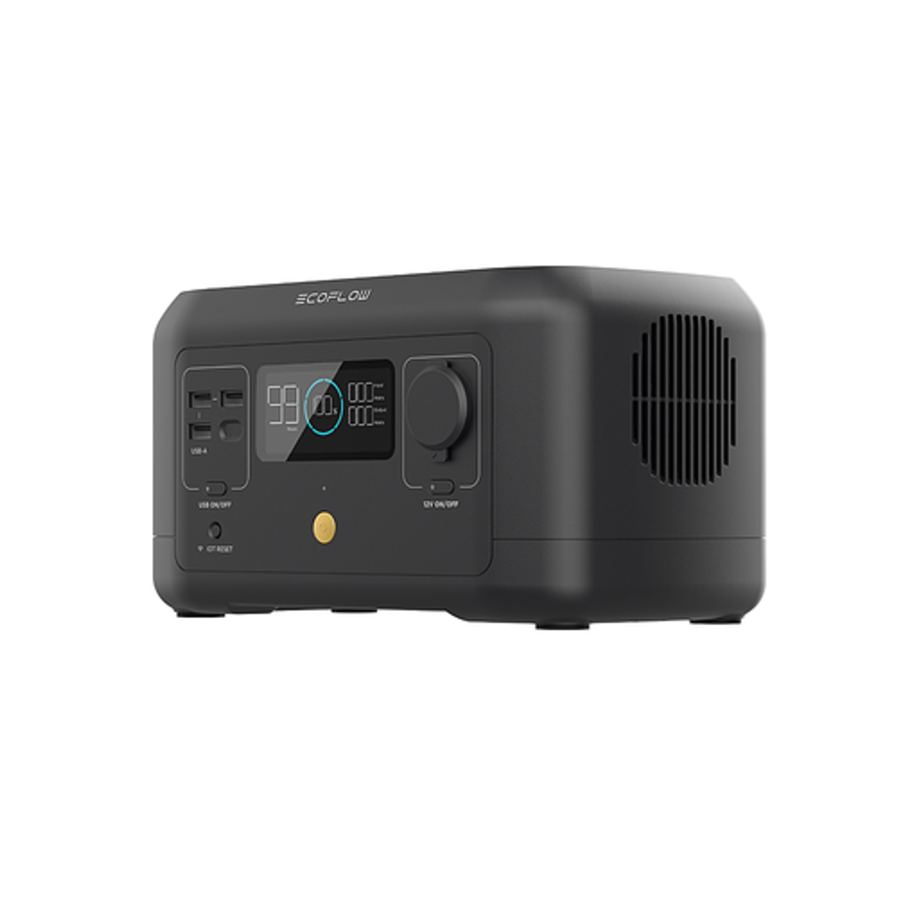 EcoFlow - RIVER Mini Portable Power Station - Black