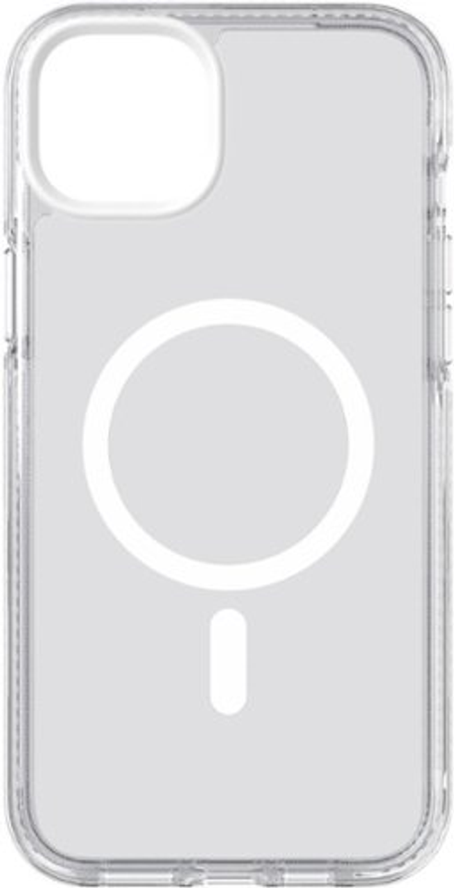 Tech21 - EvoCrystal Case with MagSafe for Apple iPhone 14 Plus - White